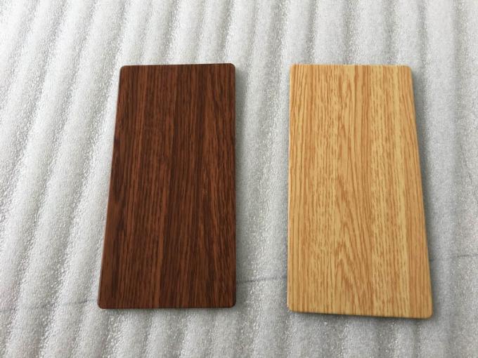 Materiales de construcción ligeros del panel compuesto de aluminio de madera impermeable del grano 