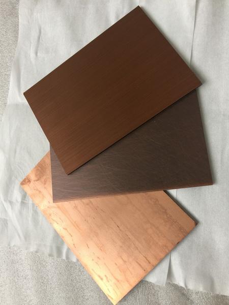 El panel compuesto del cobre de la resistencia termal/los paneles de cobre decorativos para el armario