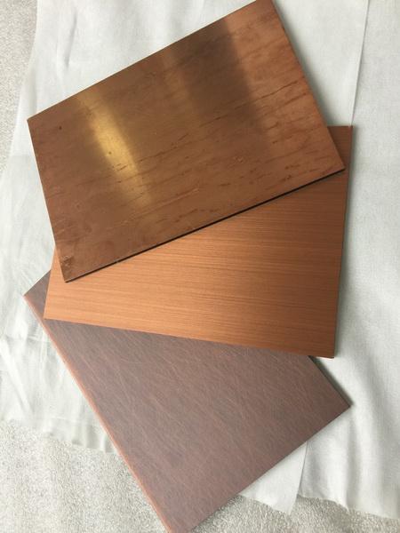 El panel compuesto del cobre de la resistencia termal/los paneles de cobre decorativos para el armario
