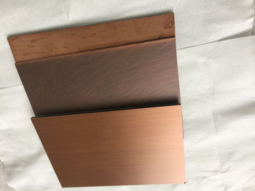 China Anti - los paneles de pared de cobre del metal de la toxicidad para el revestimiento de la pared interior/exterior proveedor