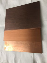 China El panel compuesto del cobre de la resistencia termal/los paneles de cobre decorativos para el armario proveedor