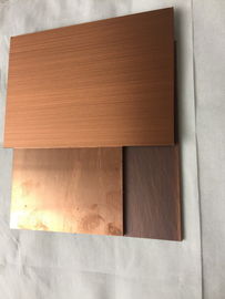 China Alta rigidez del panel compuesto de cobre fácil de la instalación Cu+ para la puerta de la cocina fábrica